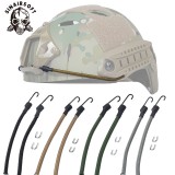 SINAIRSOFT 2pcs/set Tactical Helmet Guide Rail Safety Nylon Rope With Fixing Ring For Fast Helmet Accessories