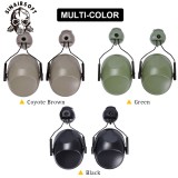 SINAIRSOFT Tactical Helmet Headset Noise Reduction Hearing Protect Earmuffs for FAST Wendy