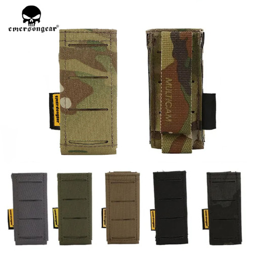 EMERSONGEAR Tactical LCS Pistol Magazine Pouch Single Molle Mag Panel Bag Holder