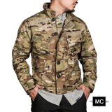 EMERSONGEAR Tactical TCU Retro Style Windproof Soft Shell Jacket Outdoor Sports Hiking Camping Clothing Coat Men's Street Clothing