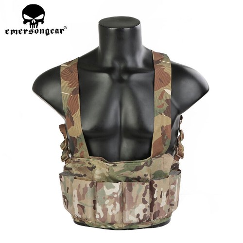  EMERSONGEAR Tactical Chest Rig Vest SPEED SCAR-H 5.56 Magazine Pouch Carrier Airsoft