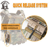 SINAIRSOFT Magnetism Quick Release LSR Tactical Vest Molle Module Camouflage Hunting Vest