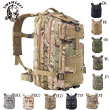 SINAIROFT 30L Tactical 3P Nylon Backpack Outdoor Sport Climbing Camo Hiking Waterproof Rucksack Shoulder Package