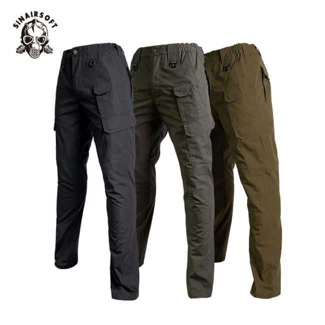 SINAIRSOFT Outdoor Sports Pants Multi Pocket Stretch Pants Waterproof Slim Fit Casual Mountaineering Pants