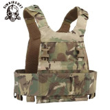 SINAIRSOFT Tactical Low Vis Slick Low Profile Vest Combat Plate Carrier Airsoft Armor Vest