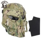 SINAIRSOFT Airsoft Paintball Hunting Mask Tactical Mask Motorcycle Helmet Goggle  War Game Protective Full Face Combat Face Shield