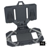 SINAIRSOFT Tactical Vest Front Folded Navigation Board Mobile Phone Holder Phone Admin Bag