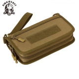 SINAIRSOFT Tactical MOLLE Clutch Wallet Passport Pack Camouflage Outdoor Sports Hand Bag