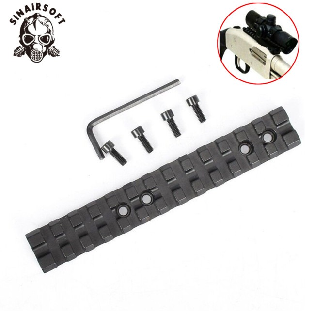 SINAIRSOFT 13 Slots Aluminum Picatinny Rail Extend Tactical Hunting Aluminum Keymod Rifle Scope Mount Adapter Hunting Gun Accessory