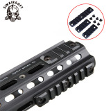 SINAIRSOFT 3PCS Modular Rails For Geissele Style SMR (Super Modular Rail)/HK416 Rail ( 2x3 Slot / 1x7 Slot ) Scope Mount Base BD4148