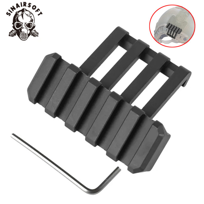 SINAIRSOFT Tactical 5 Slots 45 Degree Angle Offset Adapter 20mm  Picatinny Rail Mount