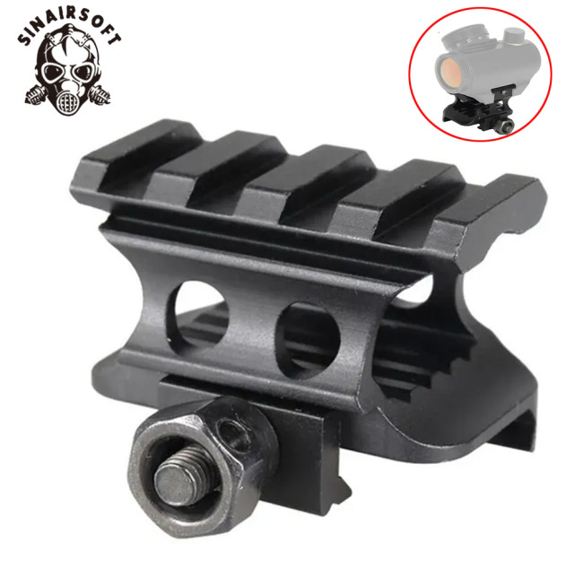 SINAIRSOFT 20mm Picatinny Rail With 4 Slot Increase Bracket Riser Base Suit Scope Mount Accessories for Hunting
