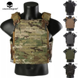 EMERSONGEAR Tactical Vest Lasercut Molle Laser Cut Plate Carrier W/ROC Quick Release