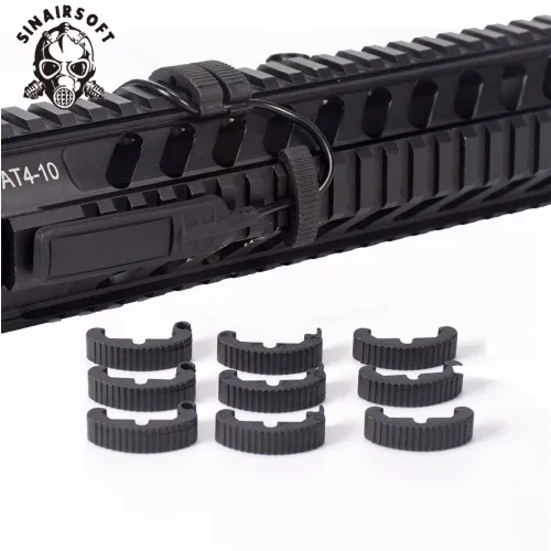 SINAIRSOFT 30 pcs Plastic Picatinny Rail Cover Hunting Index Clips Covers for RIS RAS Rails