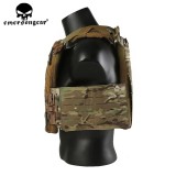 EMERSONGEAR Tactical Vest Lasercut Molle Laser Cut Plate Carrier W/ROC Quick Release