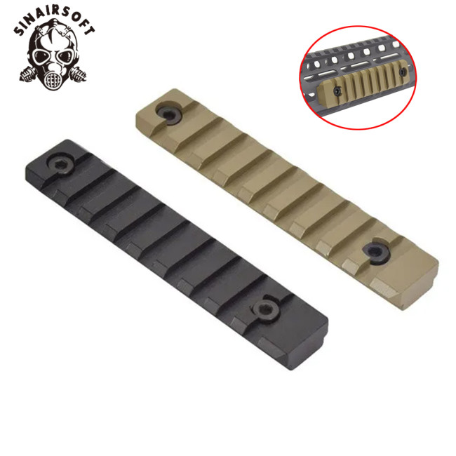 SINAIRSOFT 9 Slot KeyMod Rail CNC Lightweight Rail Cover 21mm Picatinny Rail Mount