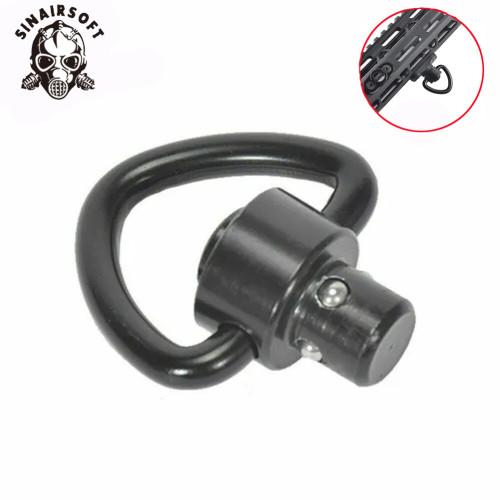 SINAIRSOFT Rifle Push Button QD Release Sling Swivel Mount Ring for Most Weapon with a Sling Swivel Mount Rifle Hunting Gun Accessories