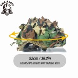 SINAIRSOFT Tactical FAST Helmet Cover 3D Camouflage Helmet Cloth Gear Paintball Accessories