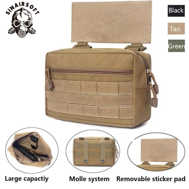SINAIRSOFT Tactical Dangler Drop Dump Pouch Molle Utility Bag Fanny Pack For Chest Rig Vest