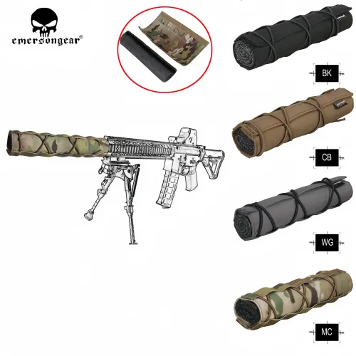 EMERSONGEAR Tactical 8  22cm Suppressor Silencer Cover Mirage Heat Shield Muffler