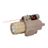SINAIRSOFT Tactical LED Flashlight Red Green Dot Laser Sight Torch For Airsoft Rail Pistol