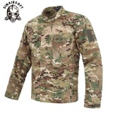 SINAIRSOFT Tactical MC Multi Terrain Combat Training Long Sleeve Field Coat Camouflage Outdoor Equipment Gen2 Assault Raider Jacket