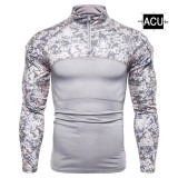 SINAIRSOFT  Mens Tactical T Shirt Long Sleeve Brand Cotton Breathable Combat shirt Men Training Shirts M-3XL