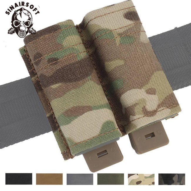 SINAIRSOFT Tactical FAST 1911 Double Magazine Insert Pouch For Paintball Hunting Shooting Training Molle System Belt Vest Accessories Bag