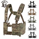 SINAIRSOFT Tactical Alpha Chest Rig 34 Split Chassis H-harness Laser Cut MOLLE 556 762 Pistol Rifle Magazine Pouch Hunting Airsoft SS Style