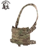 SINAIRSOFT Tactical Alpha Chest Rig 34 Split Chassis H-harness Laser Cut MOLLE 556 762 Pistol Rifle Magazine Pouch Hunting Airsoft SS Style