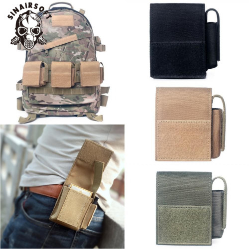 SINAIRSOFT Tactical Mini Molle Pouch  Single Pistol Magazine Pouch EDC Waist Pack Airsoft Ammo Mag Bag Outdoor Hunting Accessories