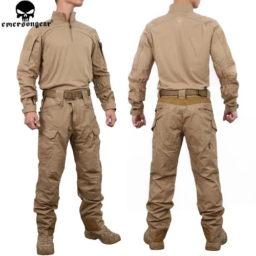 EMERSONGEAR New Outdoor Frogman Hunting Battle Set Tactical Men's Combat Training Clothing G4 Waterproof and Durable Frogman Battle T-shirt/Pants