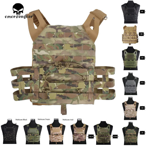 EMERSONGEAR Tactical Vest MOLLE JPC Vest Airsoft Paintball Molle Vest Chest Protective Plate Carrier  Combat Vest EM7344