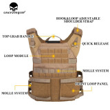 EMERSONGEAR JPC 2.0 Tactical Jumpable Plate Carrier Lightweight Vest Body Armor Combat Hunting Molle Vest  EM7436