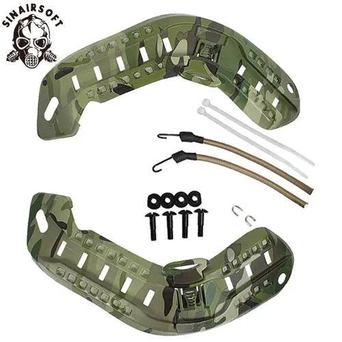 SINAIRSOFT Tactical MICH2000 Helmet Side Guide Rail ABS ARC Helmet Mount Rail  Airsoft Mich 2000 Helmet Accessories