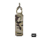 SINAIRSOFT Tactical Pistol Magazine Pouch 9mm Extended Single Mag Pouch Molle Holster Hunting Flashlight Torch Holder Airsoft Accessories