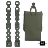 SINAIRSOFT Tactical Single Mag Pouch Elastic Large Rifle Magazine Molle Pouch Mag Carrier