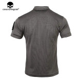 EMERSONGEAR Blue Label Mens Polo Shirt T-shirt Tactical Quick Dry Outdoor Casual Sports Hunting Cycling Hiking Tops Camping