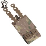 SINAIRSOFT Tactical Single Mag Pouch Elastic Large Rifle Magazine Molle Pouch Mag Carrier