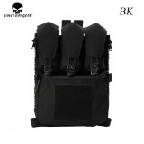 EMERSONGEAR V5 PC Tactical Back Panel Banger Pouch Zip-on Multi-fit GP Pocket Retention Flap FCPC Plate Carrier Assault Hunting