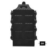 SINAIRSOFT Tactical Rifle 5.56/7.62 Single Magazine Pouch Elastic Molle Top Open Mag Laser Cut Tool Bags Pouch for M4 AK Magazines Holster