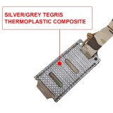 SINAIRSOFT Tactical 500D Nylon 8 Layer Tegris® Thermoplastic 9mm Elastic Pistol Single Mag Pouch Magazine Molle Holster Hunting Airsoft