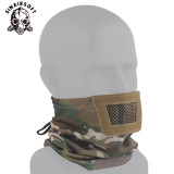 SINAIRSOFT Tactical Knight Mask Foldable Protective Half Face Mask for Shooting Training Outdoor Fishinging