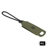 SINAIRSOFT Tactical Zipper Pulls Hook And Loop Backpack Zipper Puller Tab Handle Cord Molle 500D Nylon Laser Cut Hunting Bag Accessories