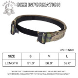 SINAIRSOFT Tactical Metal Buckle 2  Belt Quick Release Laser MOLLE Combat Belts