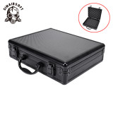SINAIRSOFT Tactical Aluminum Pistol Hard Carry Case Padded Bag Portable Tools Storage Box