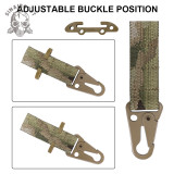 SINAIRSOFT Tactical Clash Hook Hanging Carabiner ICB Molle Webbing Clip Olecranon Metal Outdoor Cummerbund Belt Hunting Vest Accessories