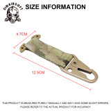 SINAIRSOFT Tactical Clash Hook Hanging Carabiner ICB Molle Webbing Clip Olecranon Metal Outdoor Cummerbund Belt Hunting Vest Accessories