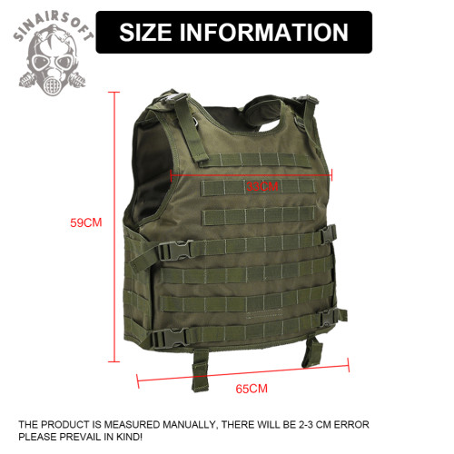 SINAIRSOFT Tactical Molle Plate Carrier Vest Hunting Airsoft Paintball CS Equipment Outdoor Protective Vests Adjustable 900D