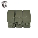 SINAIRSOFT Tactical Vest Molle Airsoft Combat Body Armor Plate Carrier W/ Magazine Pouches